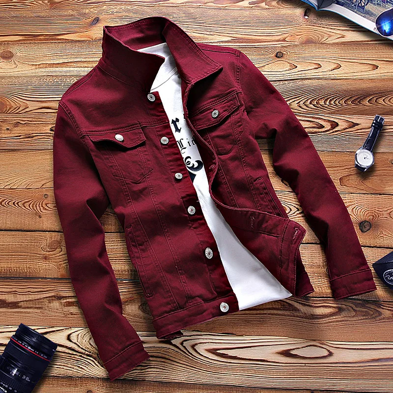 Baseball New Mens Denim Coat Male Outwear Jeans Jacket and Coats Fashion Design Spring Autumn Clothing | Мужская одежда