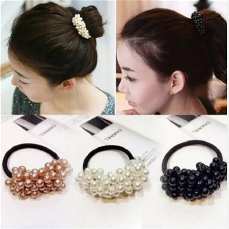Резинка для волос с жемчугом | Красота и здоровье
