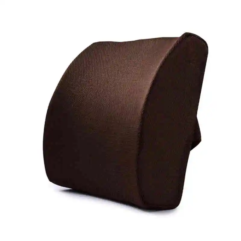 Memory Foam поясничного подушку Поддержка мягкое сиденье подушки дышащий здравоохранения массажер для спины Универсальный Автомобильный Офис облегчение боли