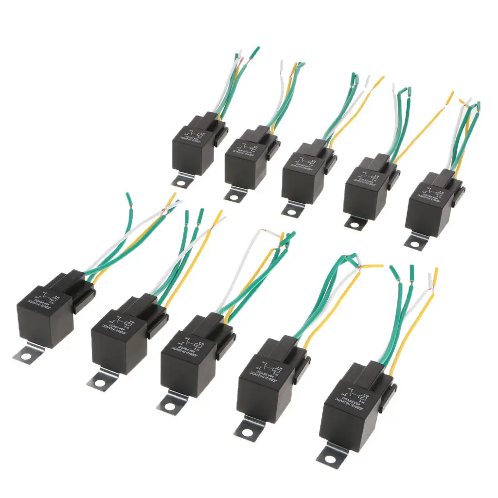 

10X40A 4 контакта 4-зубчатое реле SPST универсальное силовое реле 4 провода