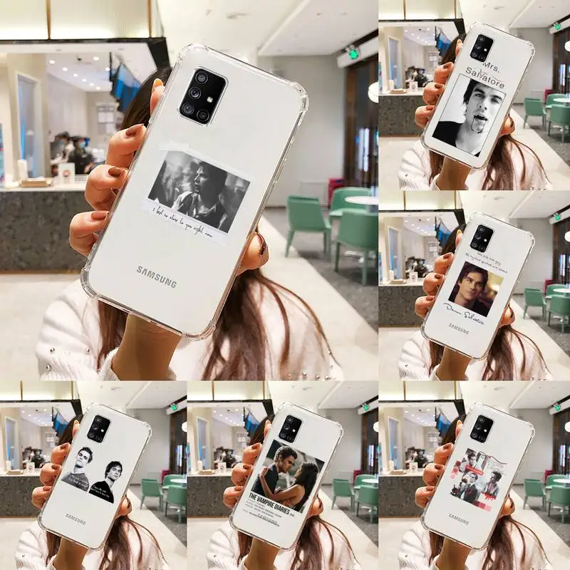 

The Vampire Diaries Tv series Phone Case Transparent For Samsung Galaxy A S Note 9 10 51 50 71 70 80 20 21 30s ultra plus