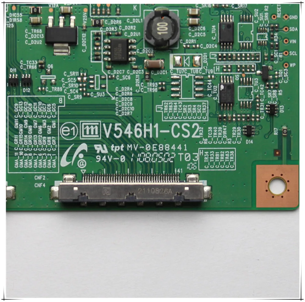 Плата Tcon V546H1-CS2 для Sharp 35-D064376 LC-46LE540U.... И т. Д. 42 46 55 дюймов ТВ профессиональная