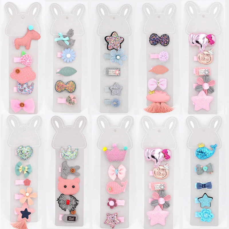 Детские заколки для волос 5 шт./компл. | Детская одежда и обувь