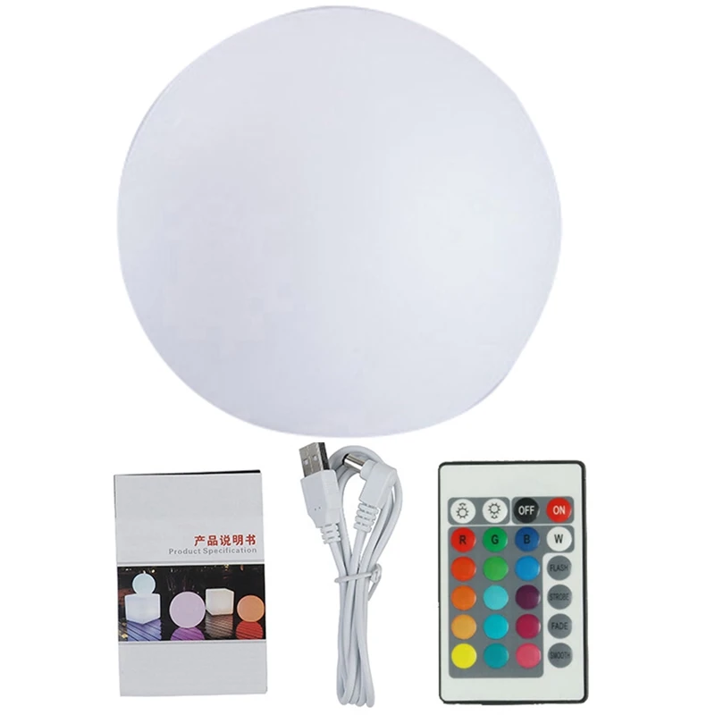 Водонепроницаемый сад шар светильник подводный IP68 наружная Рождественская