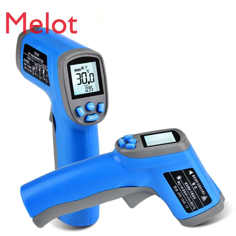 

High end infrared thermometer industrial high precision oil temperature water temperature food thermometer measuring gun