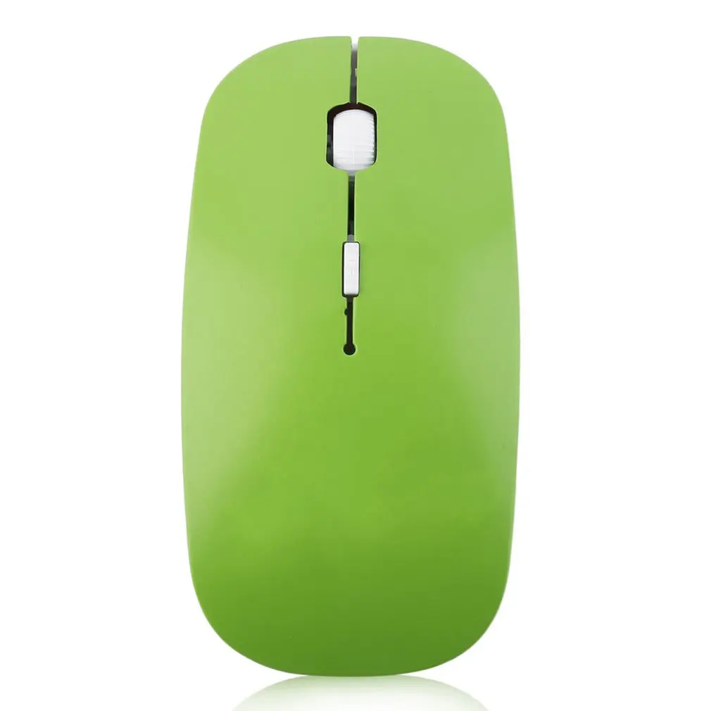 

2.4GHz Wireless Optical Mouse 4 Keys Computer PC Mice USB 2.0 Ergonomically Design Ultra Slim Fashion Mouse Red Blue Green