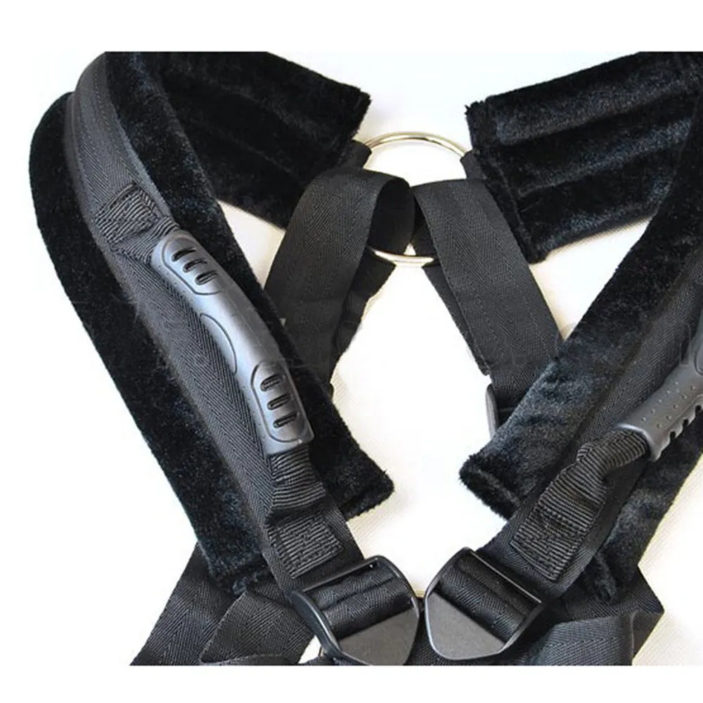 Фетиш Бедро Стропы открытые ноги секс качели сдерживающий бондаж ремень для