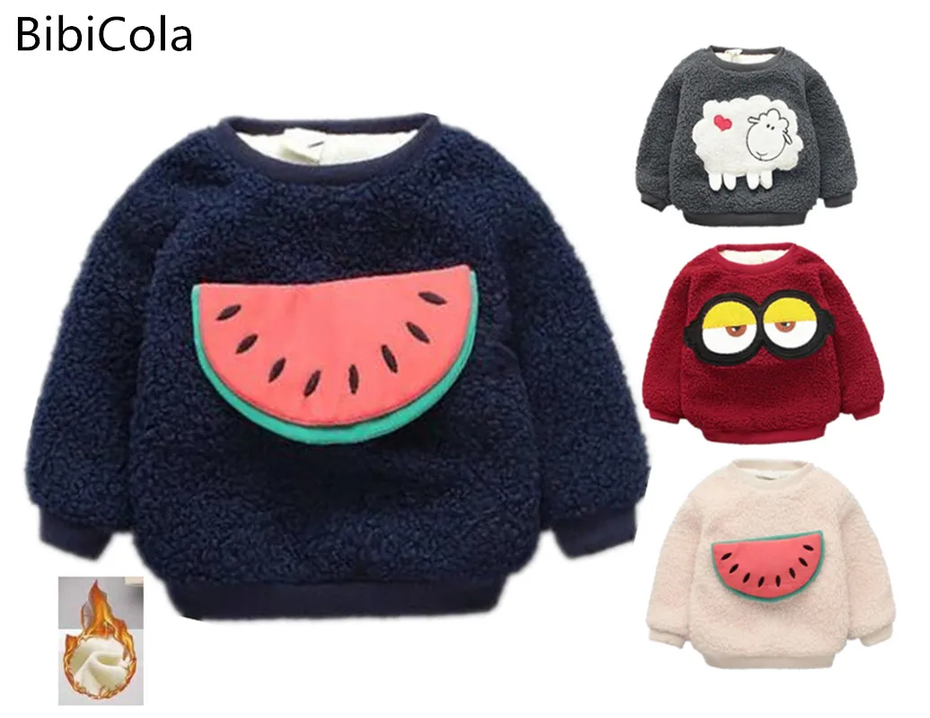 

BibiCola/свитер для маленьких девочек; Осенне-зимняя Рождественская одежда; Теплые Топы с рисунками; Детские пуловеры; Верхняя одежда; Одежда дл...