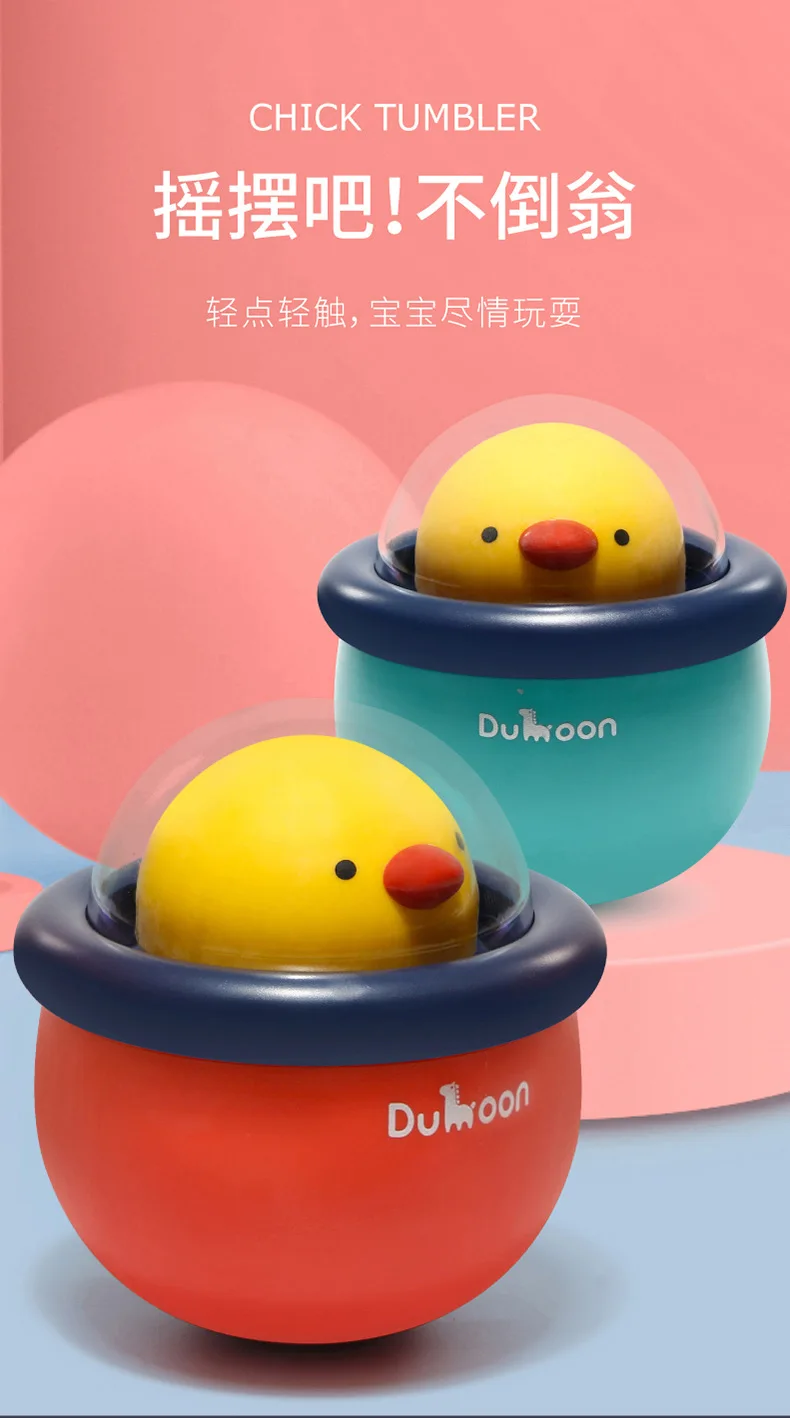 

Chick Tumbler Music Bell Infant Educational Early Education Music Toys Montessori Educational Toys Baby Rattle Toys Music Rattle