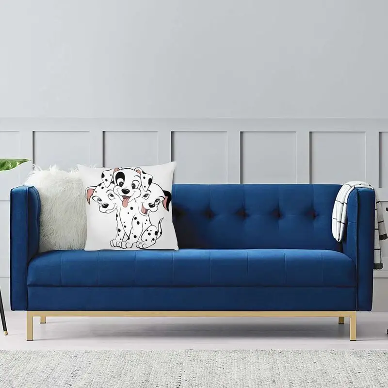 Милый мультяшный чехол для подушки далматинцев с двусторонним принтом милая