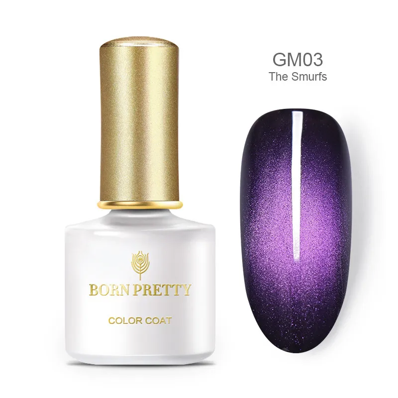 Glamorous BPGM03 BORN PRETTY 6 мл Гель-лак для ногтей магнитный эффект кошачьих глаз УФ-гель гламурный Хамелеон Гель-лак замачиваемый УФ светодиодный лак - Цвет: Glamorous BPGM03