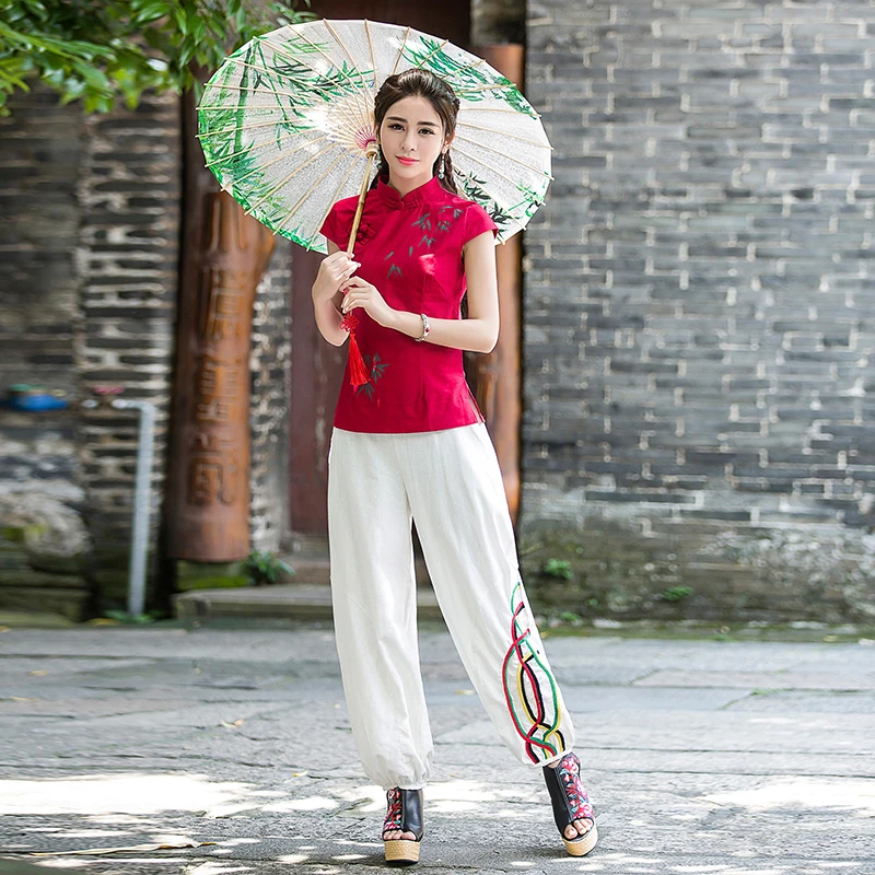 Традиционная китайская одежда 2020 женские осенние и весенние этнические