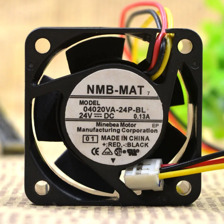 

Новый оригинальный вентилятор 04020va-24p-bl 4020 24В 0.13a 4 см