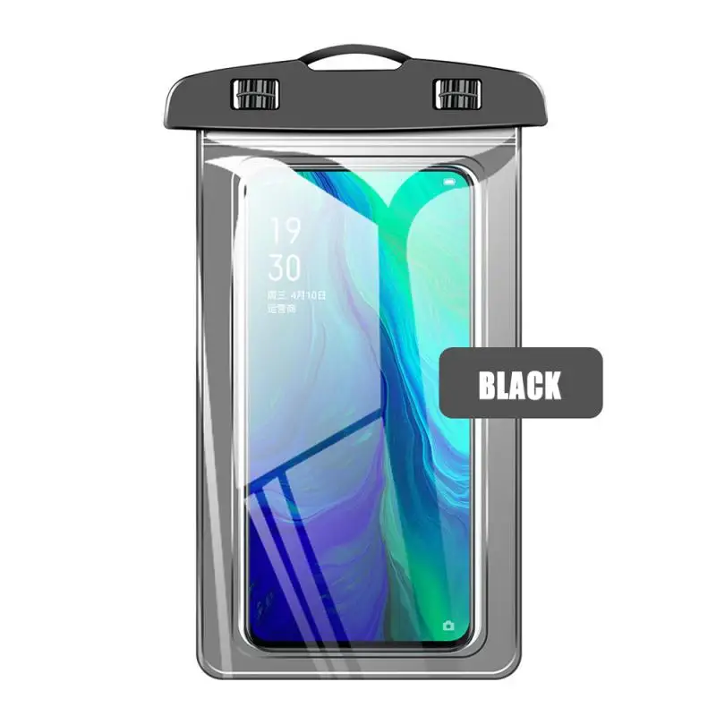 Universal Clear Mobile Phone Dry Pouch Waterproof PVC Cell Bag For Swimming Diving Water Sports Case 20*11*1.3cm | Мобильные