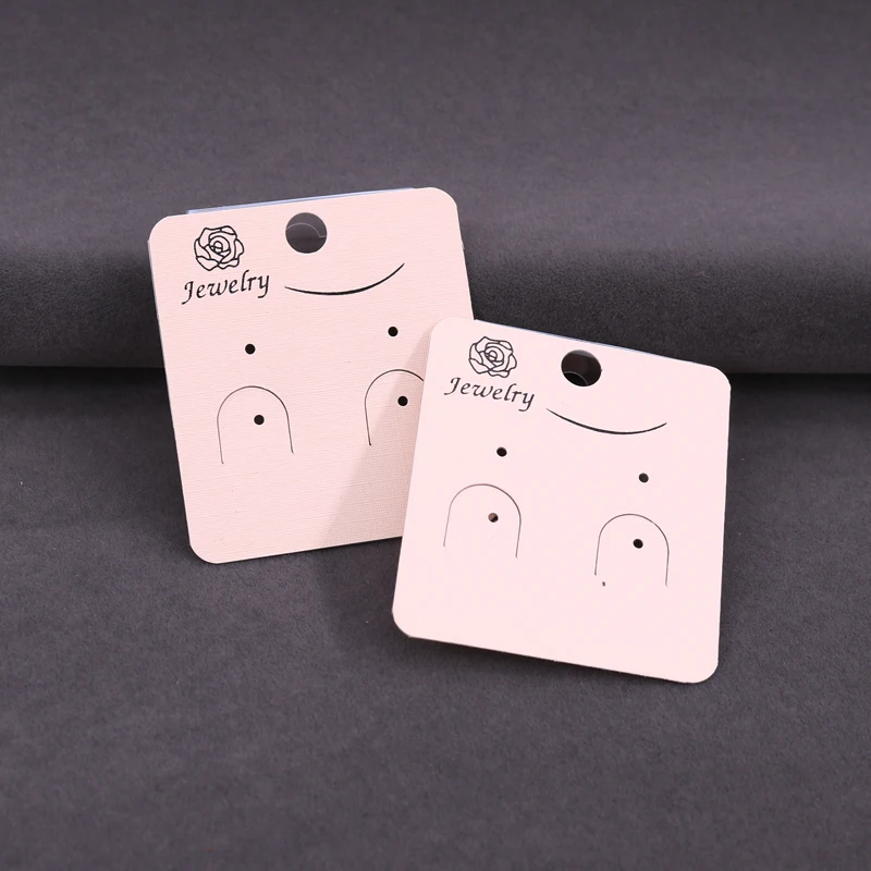 Шампанское серьги ожерелье висячая карта Пользовательский логотип 100 шт ПВХ Роза