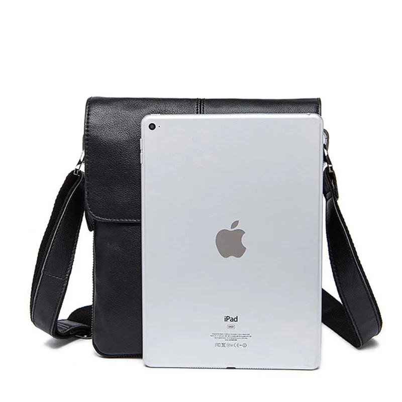 Мужская сумка через плечо из натуральной кожи модная сумка-мессенджер Crazy Horse