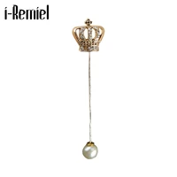 promotion hot sale plated cross trendy broche brooches for crown brooch pin shirt collar buckle jackets shawl accessories