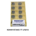 Твердосплавные режущие пластины для токарных инструментов DESKAR RDMW10T3MO-TT LF6018, 10 шт.