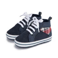 baby shoes canvas sneakers lattice lace up anti slip soft sole newborns classic boy girl sports shoes infant first walkers