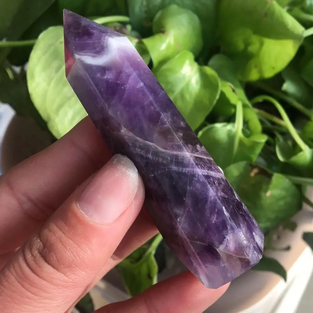 

Natural Amethyst Carving Sceptre Crystal Points Chakra Healing Reiki Natural Stone Carved Free