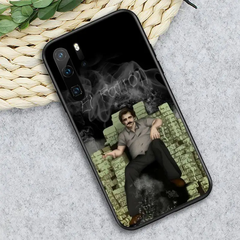 

Pablo Escobar famous man Phone Case For Huawei honor Mate P 10 20 30 40 i 9 8 pro x Lite smart 2019 nova 5t mini high quality