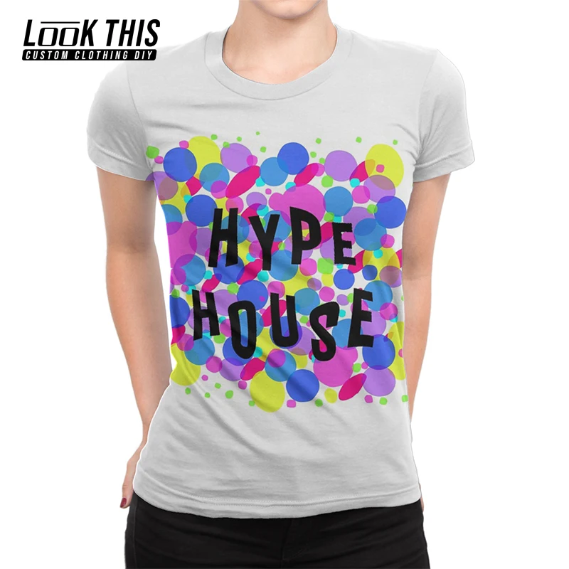 

2021 Hype House Women O-Neck T Shirts Summer Female Short Sleeve T-Shirts Girls Teen 3D Harajuku T Shirt 3d Printed T-Shirt