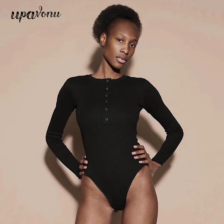 

Боди женское трикотажное, Осеннее, повседневное, тонкое, однотонное, 2021