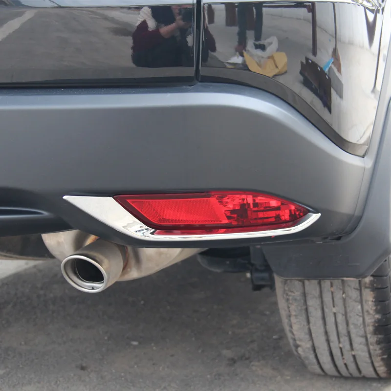 

Для хромированной искусственной обложки, ободка, рамка, Стайлинг, украшение для бампера для HONDA HRV VEZEL лампа заднего противотуманного фонаря ...