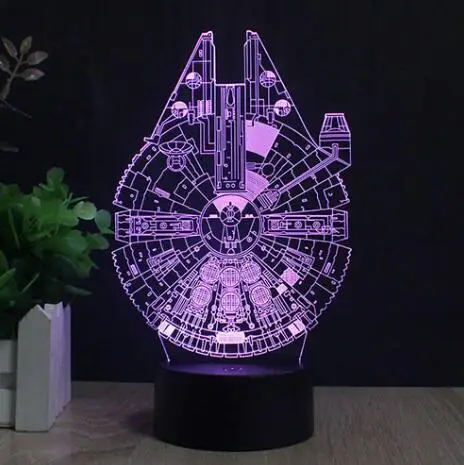 A05 Звездные войны Дарт вэйдер» Анакина Скайуокера 3D лампа BB-8 светодиодный Новинка Ночной светильник s USB светильник светящийся ребенка подар - Цвет: A05