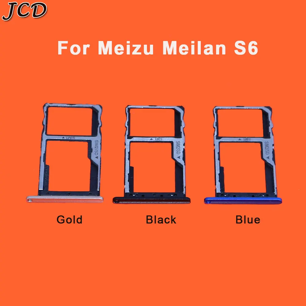 JCD для Meizu M6S Meilan S6 держатель SIM-карты замена адаптера разъема Micro S-D | Мобильные