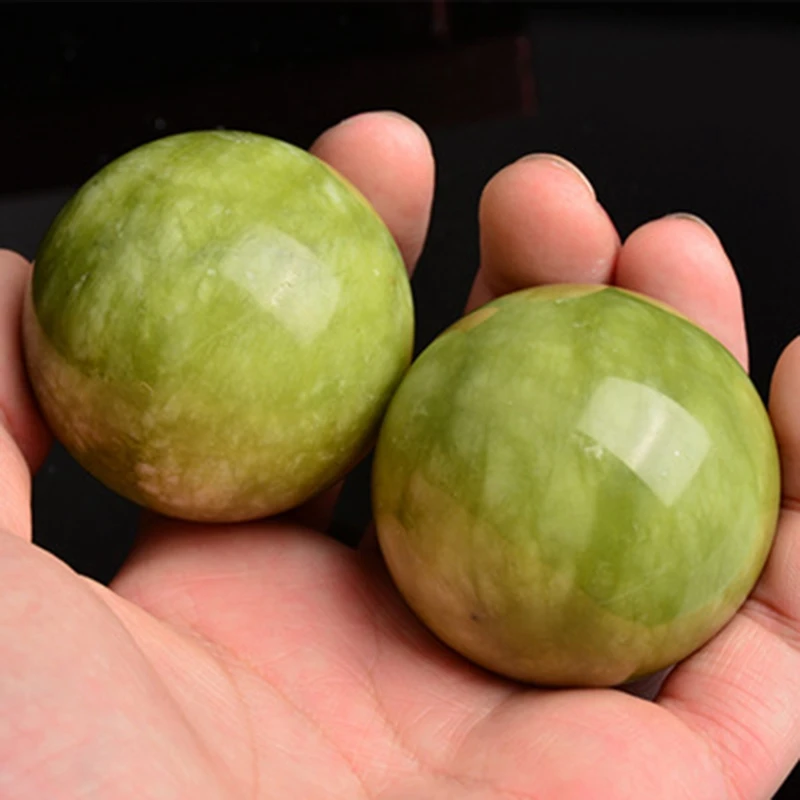 2PCS Marble Jade Baoding Chinese Health Stress Exercise Balls for Relaxation Relief Therapy Hand Care Tool | Спорт и развлечения