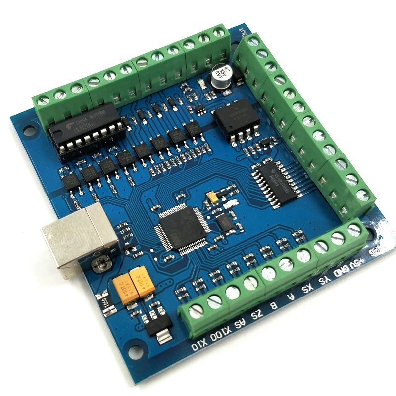 HOT CNC MACH3 USB 4 оси 100 кГц USBCNC Гладкий Степпер контроллер движения карта секционная