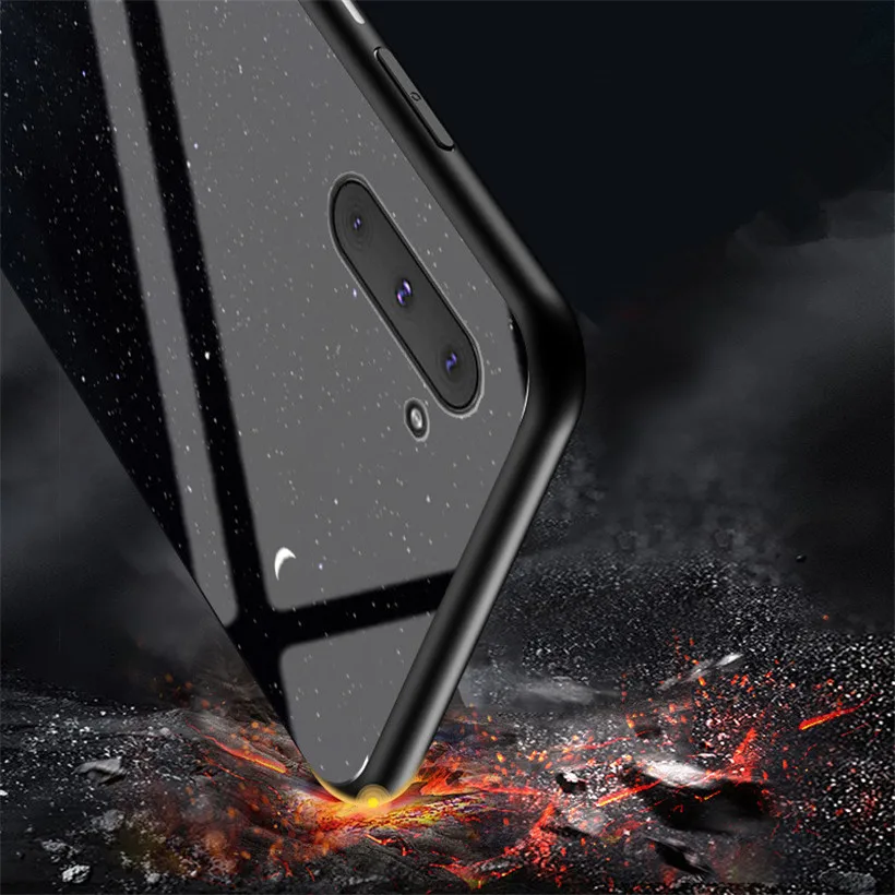 Tempered Glass Case For Honor Play Huawei 4T Pro 3 X10 V30 V20 V10 20i 10i Luxury Starry Sky Cover | Мобильные телефоны и