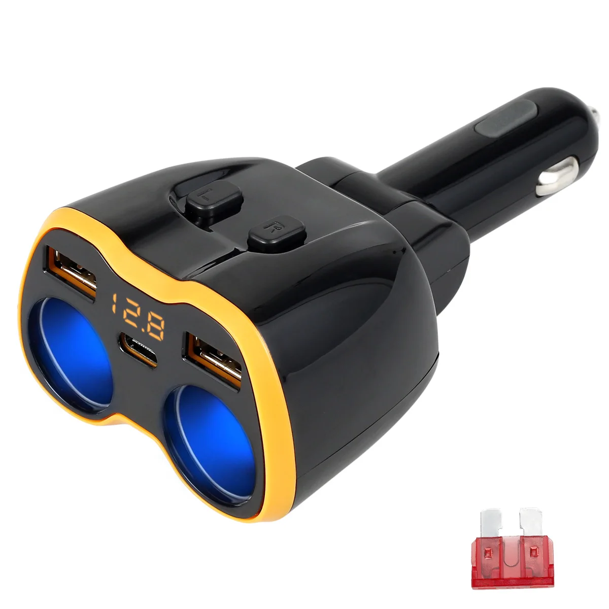 

QC 3.0 Quick Charge Car Charger 3-Ports Quick Charge 3.0 Fast Charger for Car Phone Charging Adapter for iPhone Xiaomi Mi 9 Redm