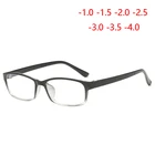 Для детей 0 -1-1,5-2-2,5-3-3,5-4 -5 -6 готовой близорукость очки Для мужчин с коротким очки для коррекции зрения Черный Прозрачный каркас Для женщин очки для близорукости