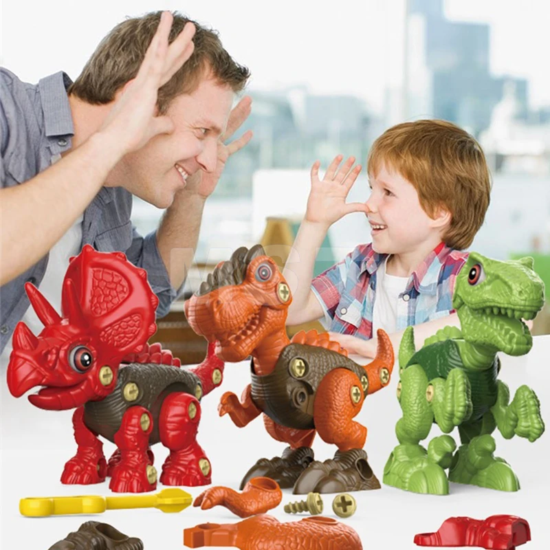 Обучающая коробка для сборки DIY завинчивающиеся строительные блоки наборы