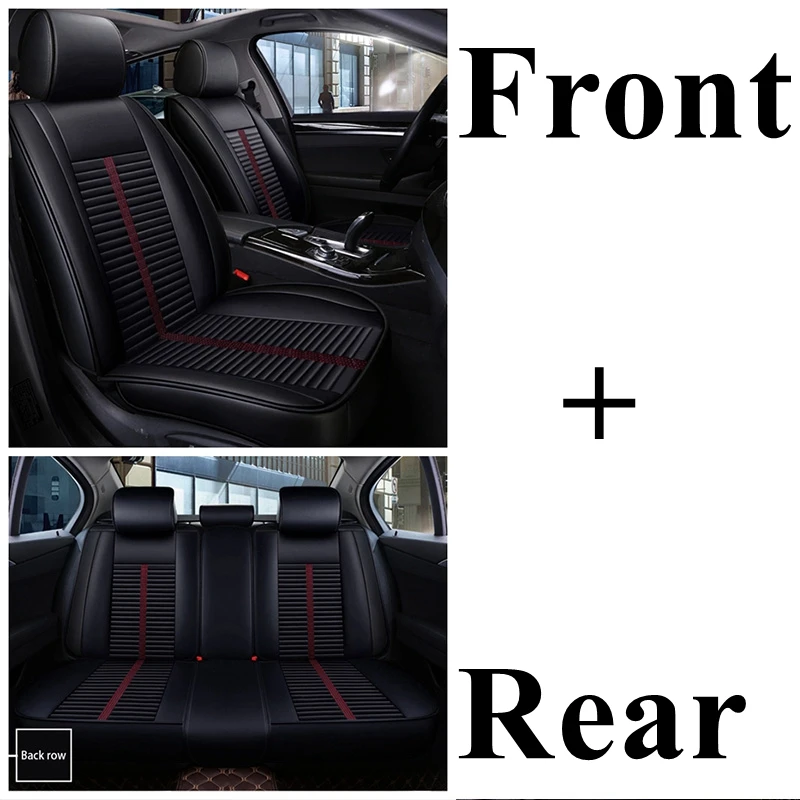 black standard Автомобильный чехол для сиденья Volkswagen Passat b5 b6 b7 b8 polo Touareg golf 4 5 6 7 Bora Candy Magotan Sagitar Sportsvan Phideon gol - Название цвета: black standard