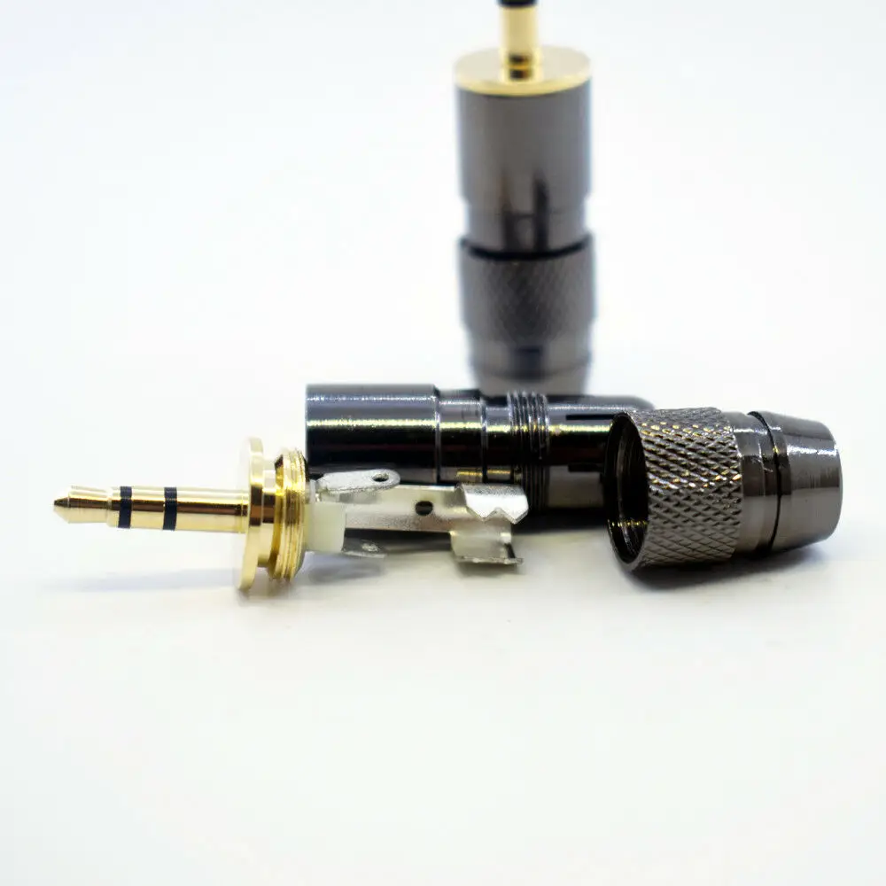 1 шт. позолоченный стерео-разъем 3 5 мм 1/8 дюйма