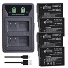 Аккумулятор BLC12 DMW-BLC12 DMW-BLC12E со светодиодной подсветкой, встроенное двойное зарядное устройство USB для Panasonic Lumix FZ1000 FZ200 FZ300 G5 G6 G7 GH2 GX8