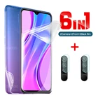6 в 1 Гидрогелевая передняя + задняя пленка для Xiaomi 9C 9A, Защита экрана для Xiaomi Redmi 9 a c NFC, объектив камеры, защитная пленка