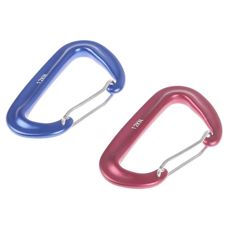 Профессиональный карабин для скалолазания d образная альпинистская пряжка 12 кН