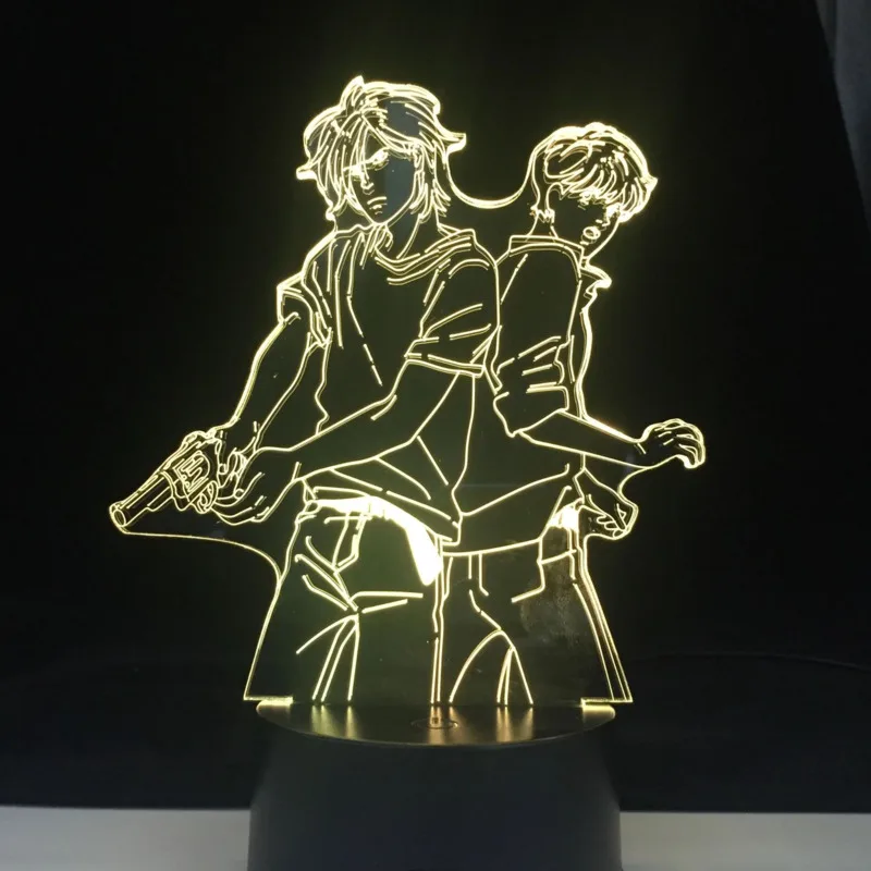

Anime Banana Fish LED Night Lamp 3D Lamp Banana Fish ASH LYNX EIJI OKUMURA Figure Luminaria Table Lamp LED Night Light Gifts