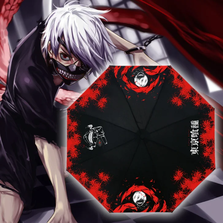 Зонтик из черной резины для косплея аниме ниндзя соломенная шляпа с лезвием