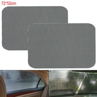 2pcsset portable large size 72cm x 52cm pvc universally car curtain windshield sun shade uv protection side window film sticker