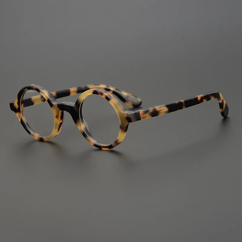 

Hand-Made Vintage Round Acetate Glasses Frames for Men Women Retro Circle Eyeglasses Optical Myopia Prescription Brand Eyewear