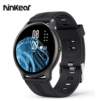 ninkear lw11 ip68 waterproof smart watch or men women sports fitness tracker smart watch heart rate monitor for android ios