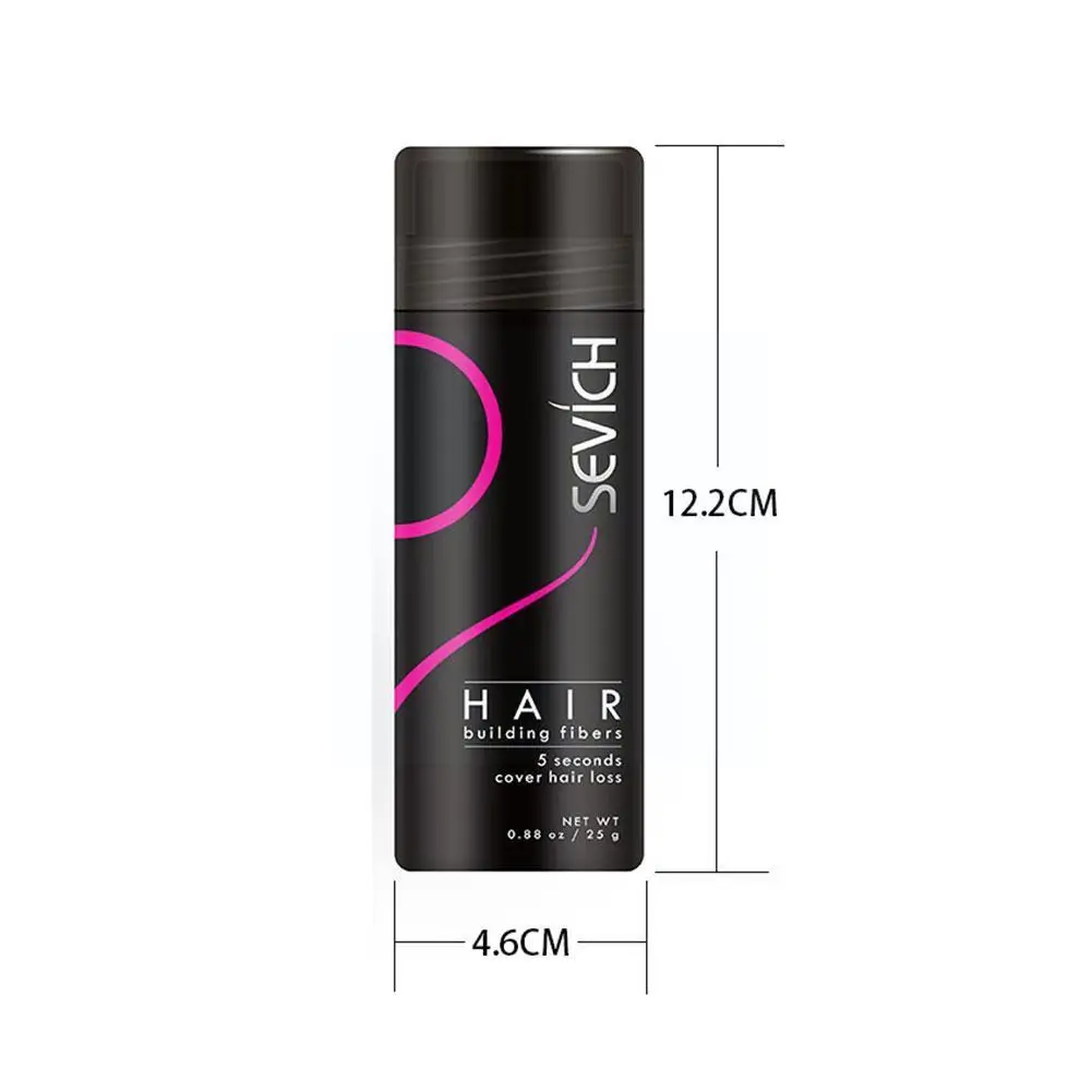 

25g Hair Fiber Powder Disposable Fast Dense Hair Plant Hair Set Powder Thick Fiber L6C7