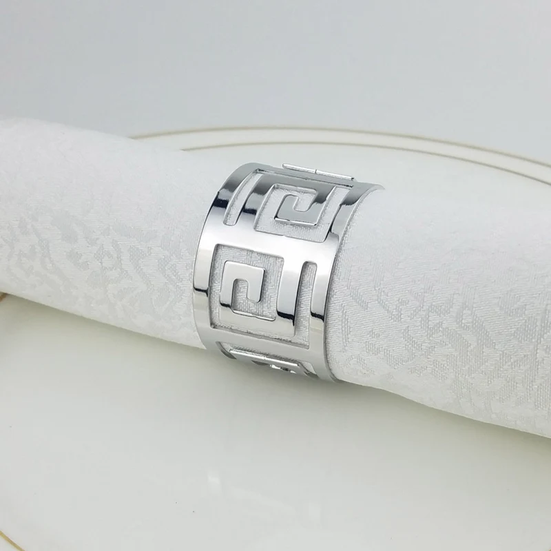 Бытовые выразительные открытые изысканные украшения стола портативные кольца