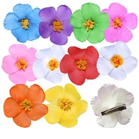 36pcs mixed colors foam hawaiian flower hibiscus flower bridal hair clip