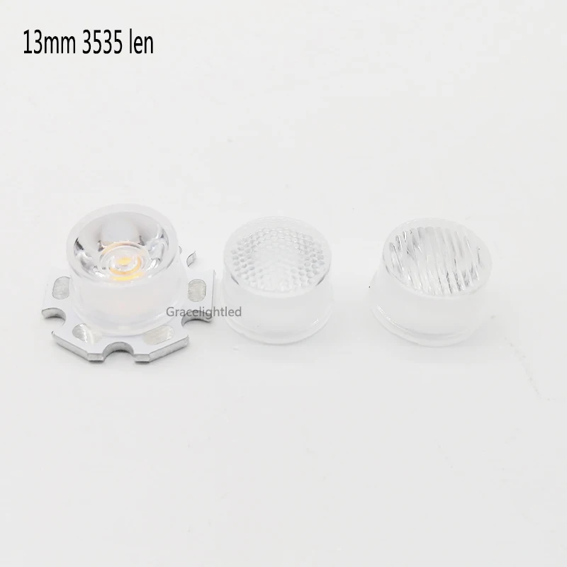 13 мм 3535 CREE XPE XPE2 XPG XPG2 XTE Epi led/полусветодиодный ОД светодиодный объектив